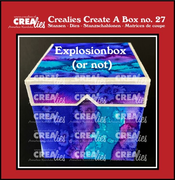 Crealies Stanzform Create A Box Nr. 27 EXPLOSION ( or not ) BOX CCAB27