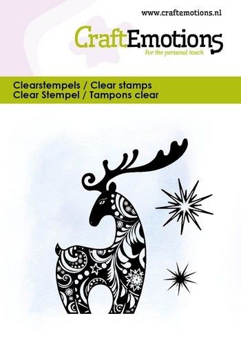 Craft Emotions Clearstempel Rentier 130501/5053