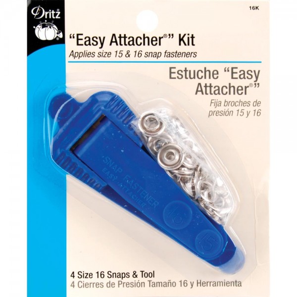 Easy Attacher Snap Fastener Kit 16K ( blau )