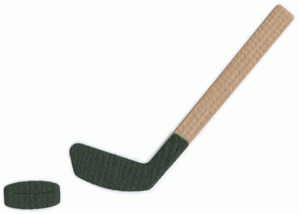 Quickutz Stanzform Hockeyschläger / hockey stick & puck RS-0598