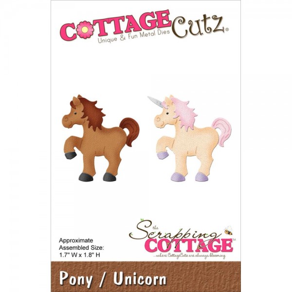 CottageCutz Stanzform Pony / Einhorn / Unicorn CC-088