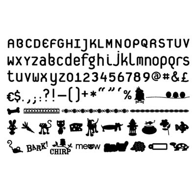 Ecliipse Cartridge Max & Whiskery Shapes and Alphabet 656 893