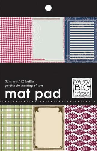 Me & My Big Ideas Mat Pad Papierblock Family 5 " x 7 " = 12,7 cm x 17,8 cm MPS-21