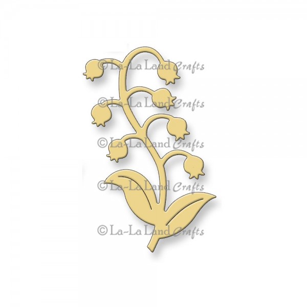 La-La Land Crafts Stanzform Lily of the Valley 8035