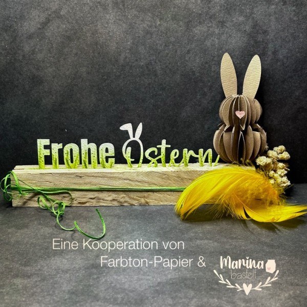 Farbton Stanzform ' Frohe Ostern ' D-PP-3D0138