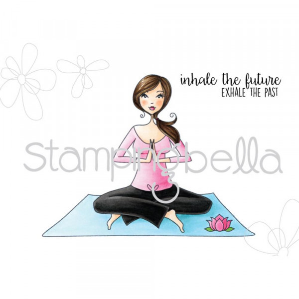 Stampingbella Cling Stempel Yoga Bella EB415