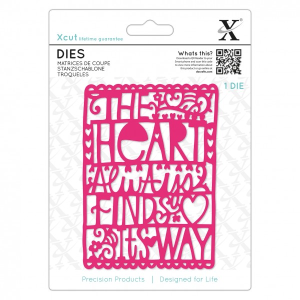 XCut Stanzform ' The Heart Always Finds Its Way ' XCU 504077