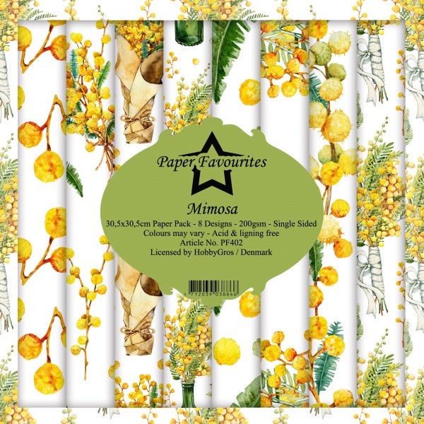 Paper Favourites Paperpad 12 " x 12 " MIMOSA PF402