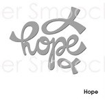 Paper Smooches Stanzform " hope " & Fische / Hope A2D072