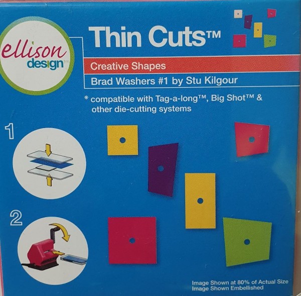 Ellison Design Stanzform Thin Cuts Ösenunterleger # 1 / Brad Washers # 1 22109