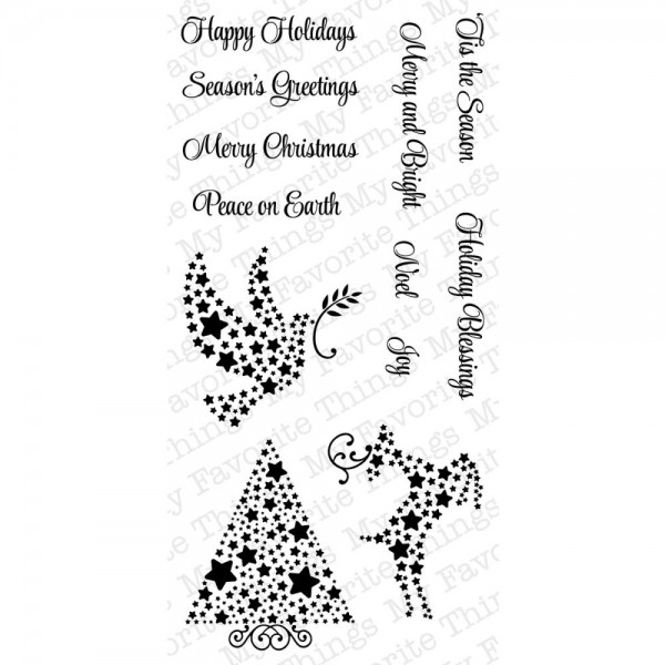My Favorite Things Clear Stamps Starry Christmas MPD-09