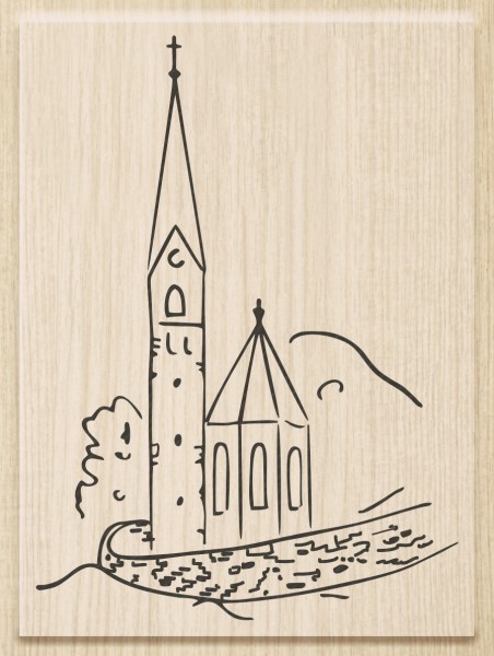 KnorrPrandell Holz-Stempel Kirche 1801002