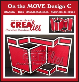 Crealies Stanzform On The Move Design No. 3 Design C CLMOVE03