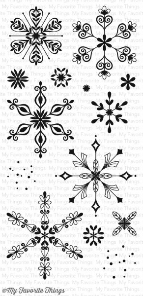 My Favorite Things Clear Stamps Schneeflocken einfach / Simply Snowflakes CS-146 disc.