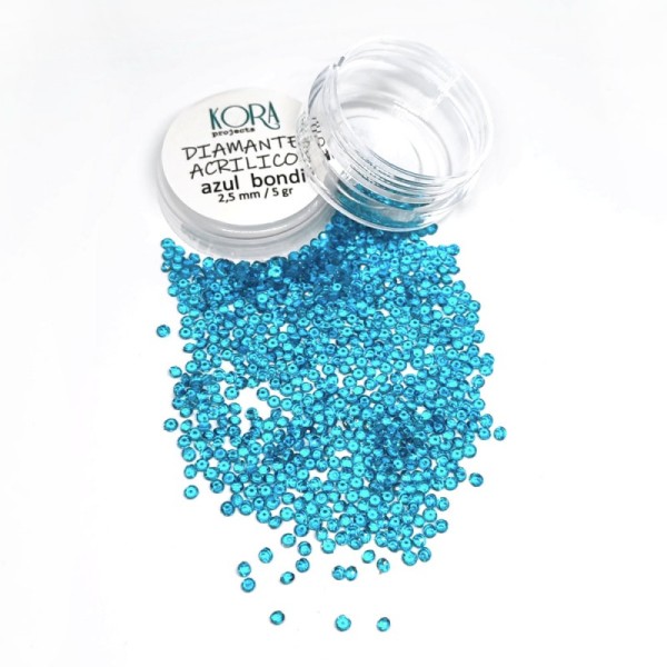 KORA projects Acrylic Diamonds BONDI BLUE AP6243
