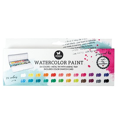 Stuido Light Watercolor Paint 24 Colors Essentials ABM Nr. 02 SL-ES-WC02