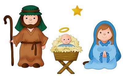 CottageCutz Stanzform Nativity Set Mary,Joseph & Baby SC-CC-4x6-