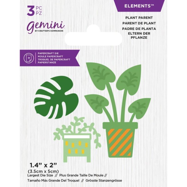 Crafter' s Companion Gemini Stanzform MINI Plant Parent GEM-MINI-DIE-008
