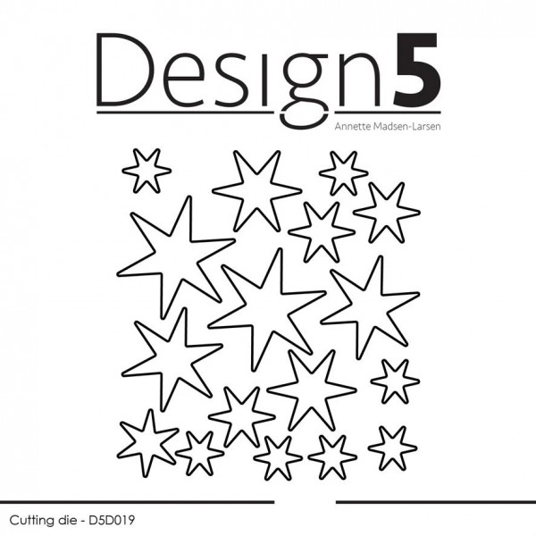 Design5 Stanzform Sterne / Stars D5D019