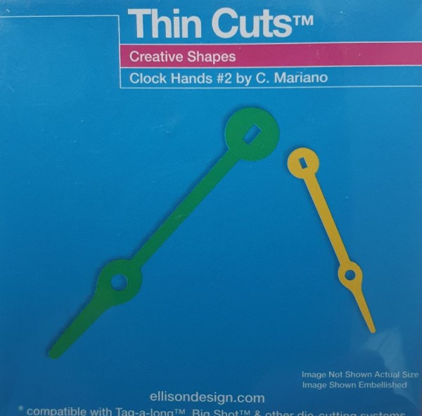 Ellison Design Stanzform Thin Cuts Uhrenzeiger # 2 / clock hands # 2 23860