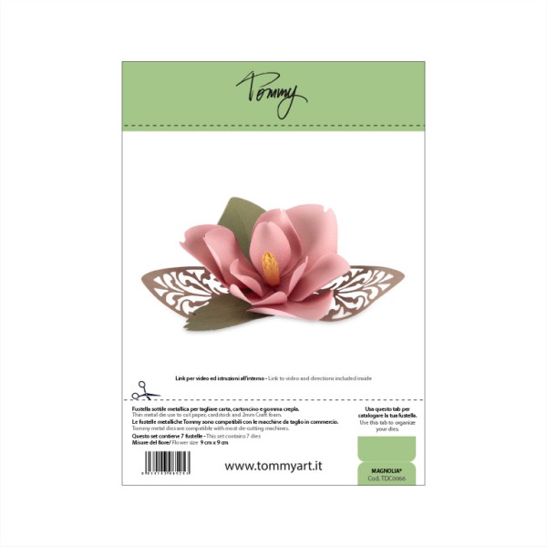 Tommy Art Stanzform Blume Magnolie / Magnolia TDC0066