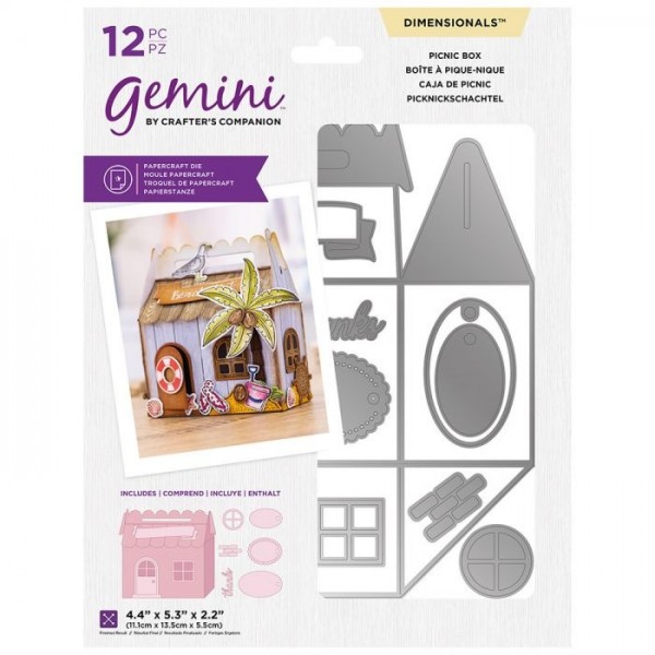 Crafters Companion Gemini Stanzform PICNIC BOX GEM-MD-DIM-PICN