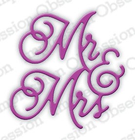 Impression Obsession Stanzform ' Mr. & Mrs.' DIE617-B