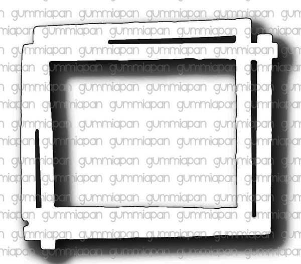 Gummiapan Stanzform Rahmen / Ram D220137