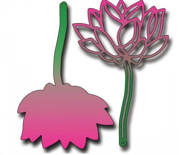 Elizabeth Craft Stanzform Lotus-Blume / Lotus Flower 743