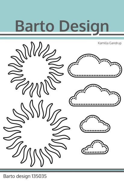 Barto Design Stanzform Sonne u. Wolken / Sun & Clouds 135035