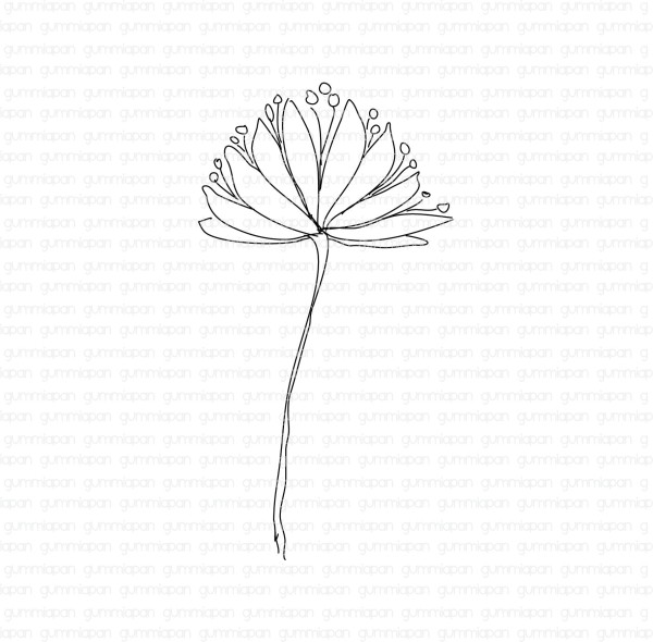 Gummiapan Stempelgummi Blume / Stjärnflocka 19070107