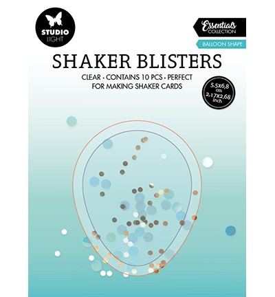 Studio LIght Shaker Blister Ballon / Balloon Shape Essentials Nr. 12 SL-ES-BLIS12