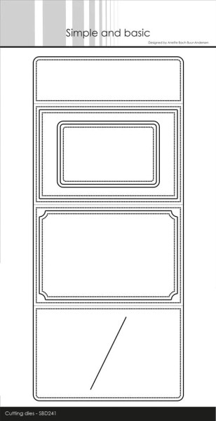 Simple and Basic Stanzform Gutschein-Karte u. Umschlag / Giftcard Envelope and Card SBD241