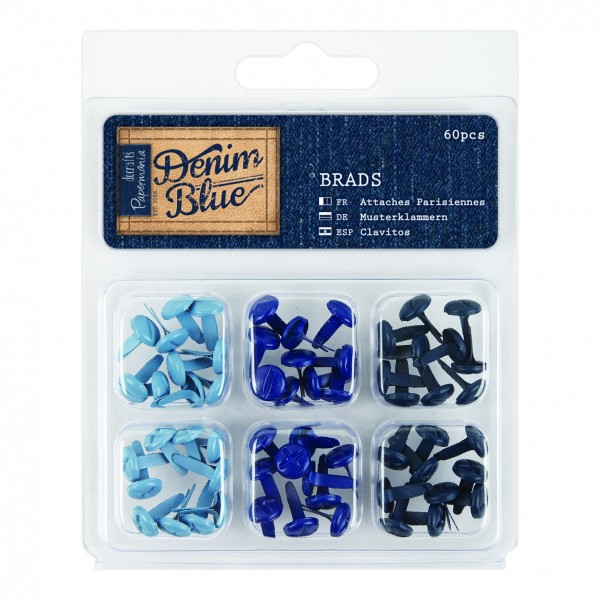 Docraft Brads / Musterklammern Denim Blue / Blau PMA 353104