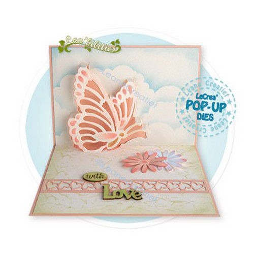 Leane Creatief Stanz-u. Prägeform Pop-Up Schmetterling / Pop-Up Butterfly 45.8412