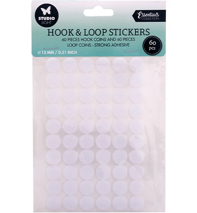Studio Light Hook & Loop Stickers ROUND 13 mm Essential Tools Nr. 02 SL-ES-HLOOP02