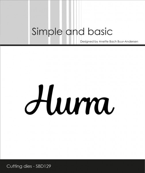 Simple and Basic Stanzform ' Hurra ' SBD129