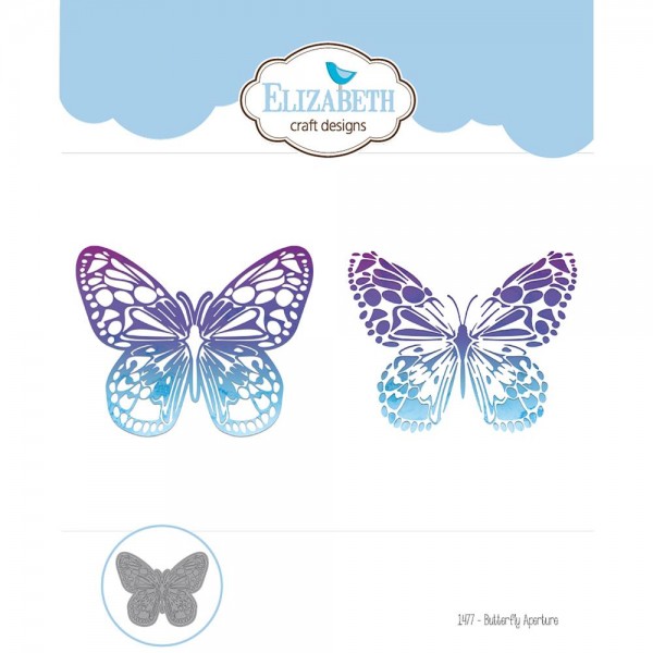 Elizabeth Craft Stanzform Schmetterling groß / Butterfly Aperture 1477