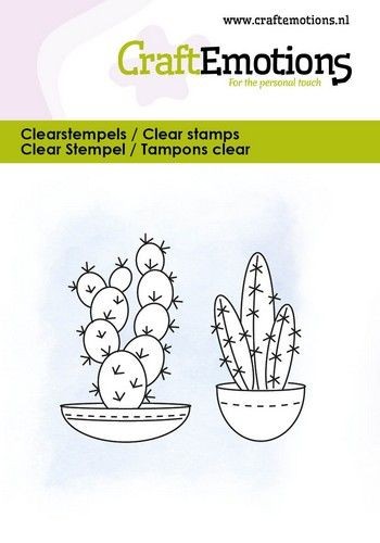 Craft Emotions Clearstempel Kaktus Nr. 4 130501/5082