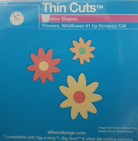 Ellison Design Stanzform Thin Cuts Blume # 1 / flower wildflower # 1 23864