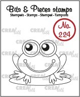 Crealies Clear Stempel Frosch / Frog CLBP224