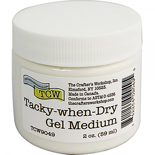 The Crafter' s Workshop TACKY-WHEN-DRY GEL MEDIUM TCW9049