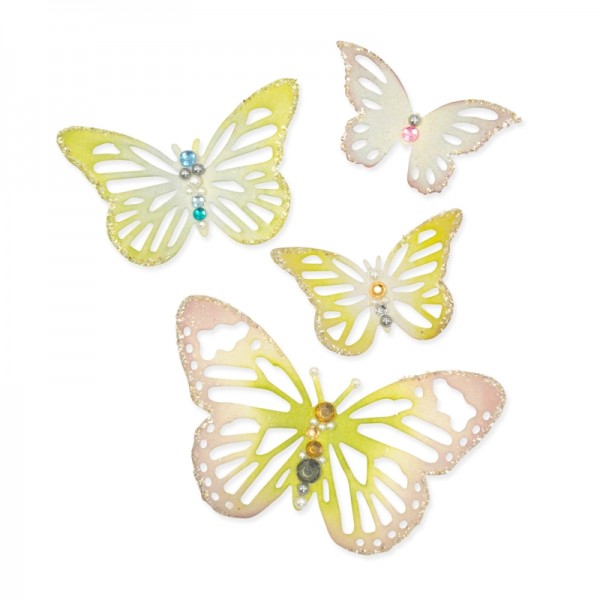 Sizzix Thinlits Stanzform Schmetterlinge / Winged Beauties 659707 / 58-958-000 / 18739707