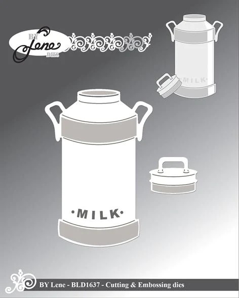Lene Stanzform Milchkanne / Milk Can BLD1637