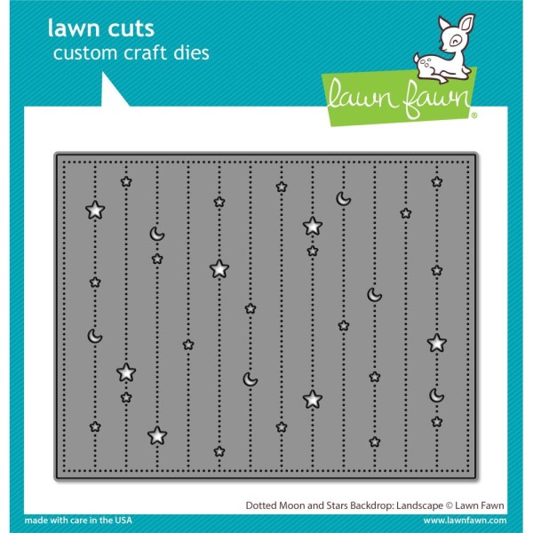 Lawn Fawn Stanzform Dotted Moon & Stars Backdrop: Landscape LF3105