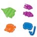 Sizzix Stanzform Sizzlits SMALL 4-er Set Tropical Fish Set 38-9702