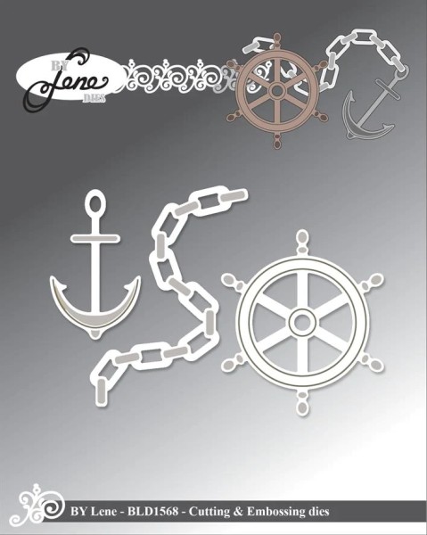 Lene Stanzform Segel-Zubehör # 2 / Sailing-Accessories # 2 BLD1568