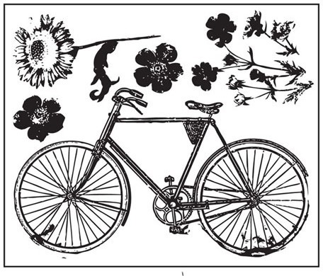 Prima Marketing Clear Stamps Bicycle 555108