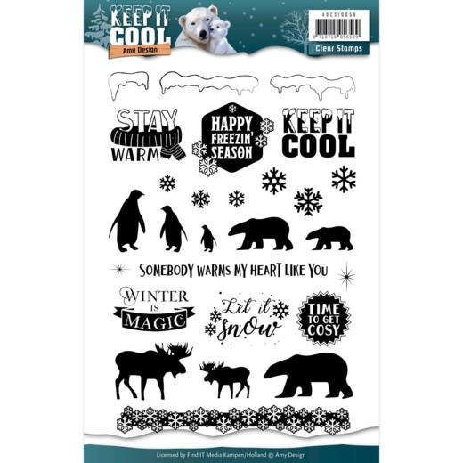 Amy Design Clear Stempel Keep It Cool ADCS10056