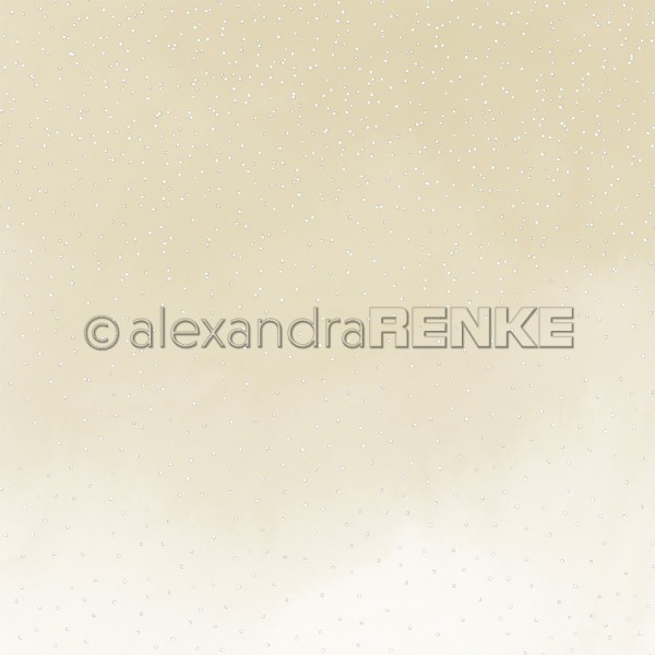 Alexandra Renke Designpapier ' Schnee auf Aquarell - Helloliv ' 10.2859